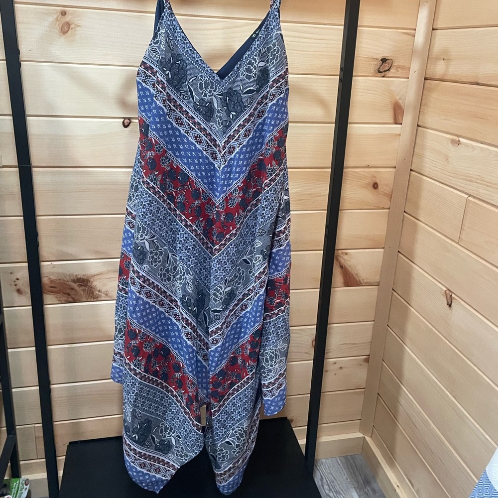 Bohemian V-Neck Maxi Dress